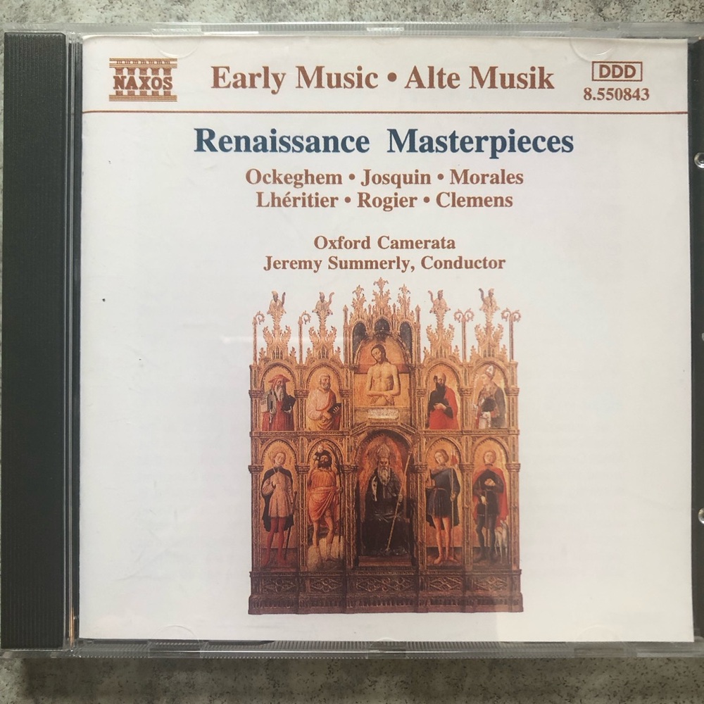 Renaissance Masterpieces CD